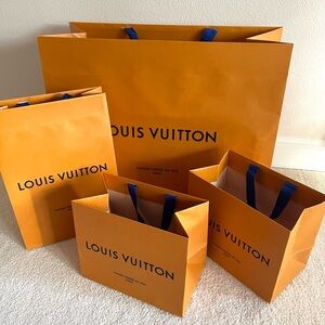Louis Vuitton Signature Orange Bag Set (4 bags)